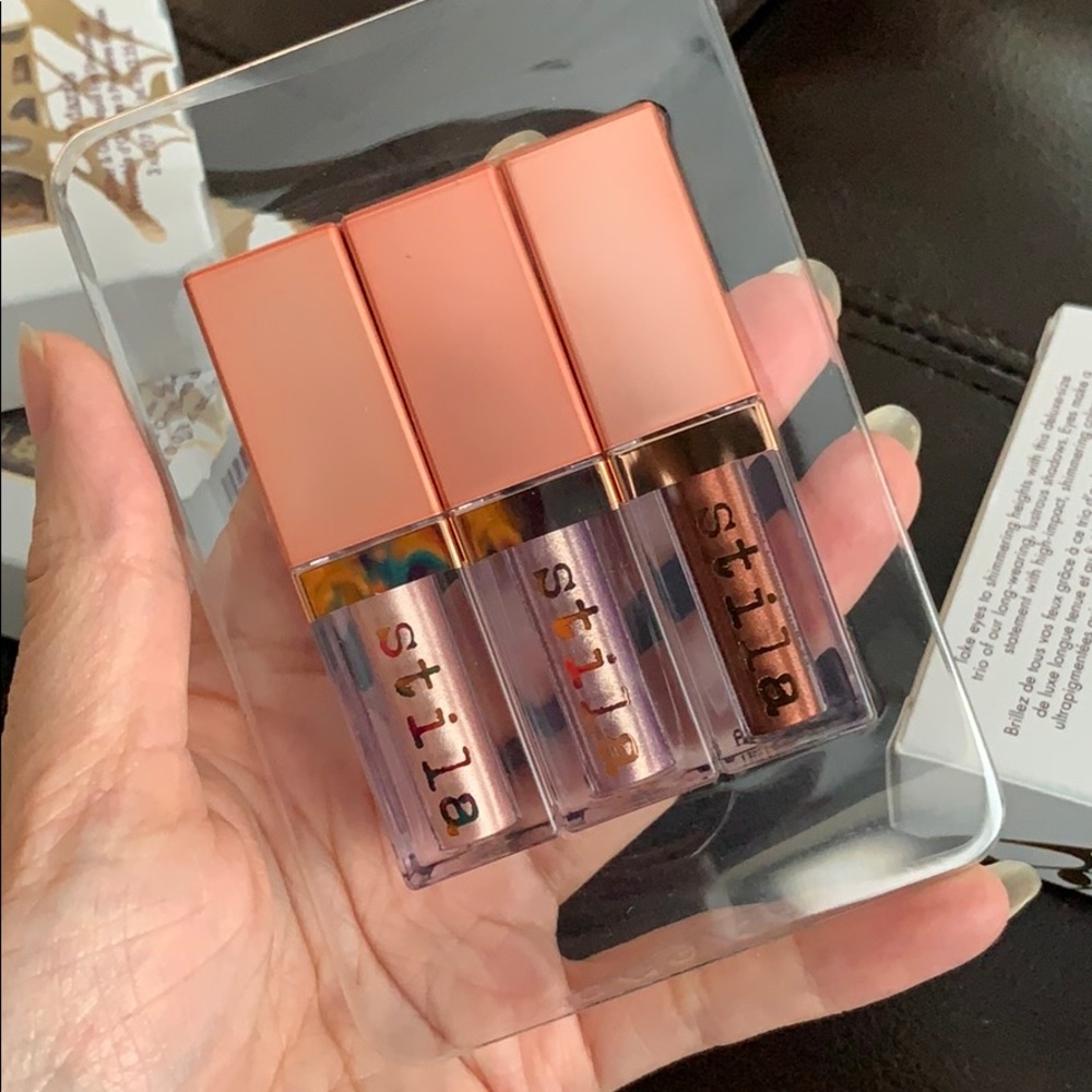 NIB Stila Sephora Shimmering Liquid Eye Shadow Set